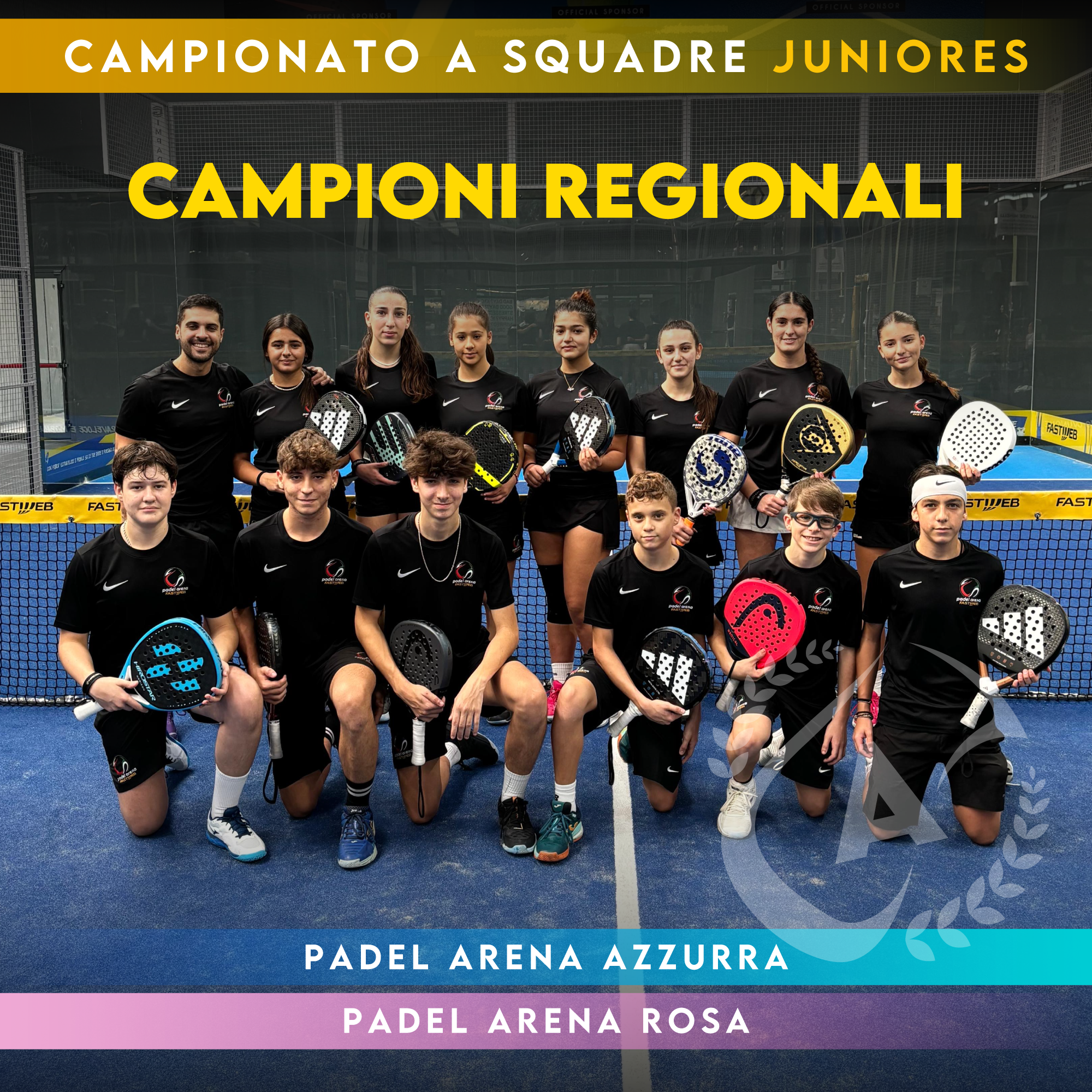 Vittoria campionato regionale juniores